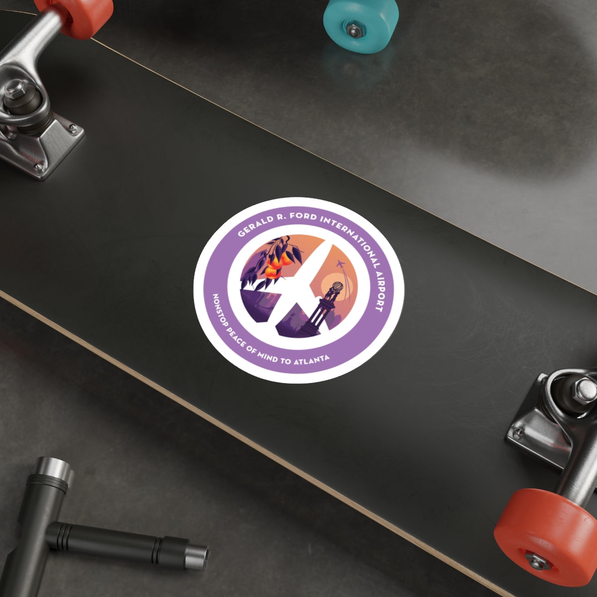 Atlanta, Georgia, Destination Collection Sticker