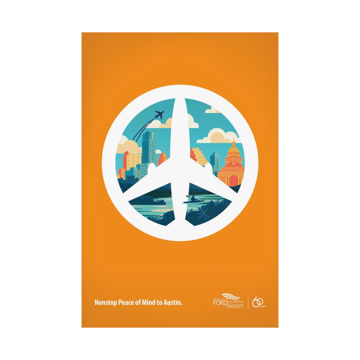 Austin, Texas, Destination Collection Poster