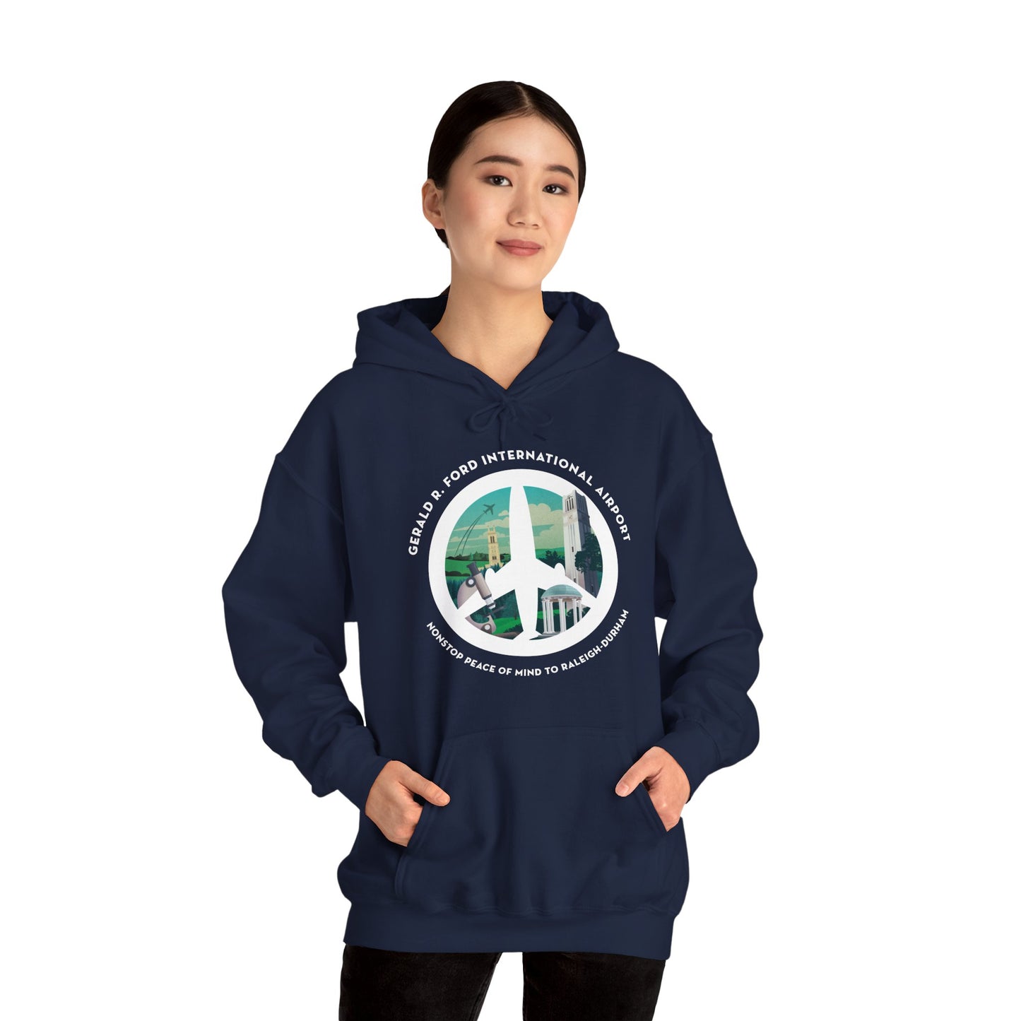 Raleigh-Durham, North Carolina, Destination Collection Hoodie