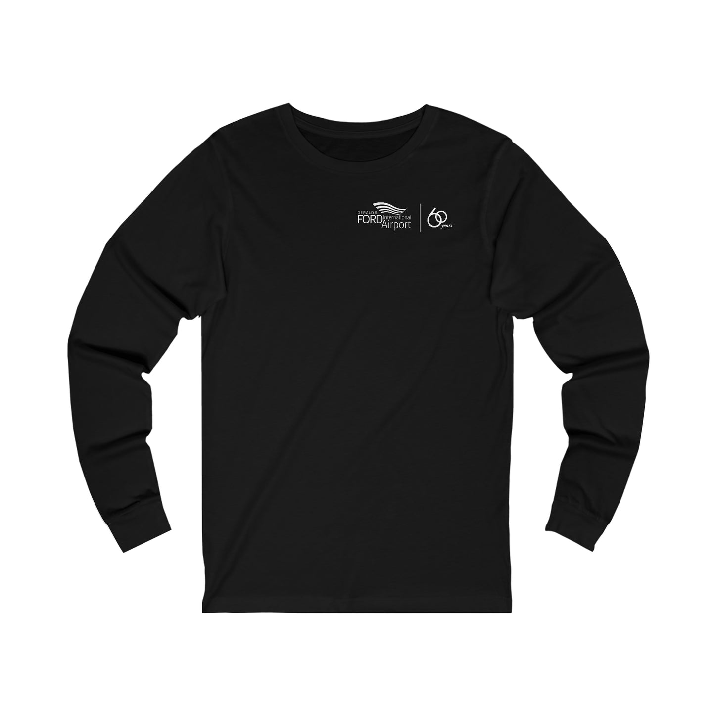 Airport 60th Logo CORNER Unisex Jersey Long Sleeve Tee