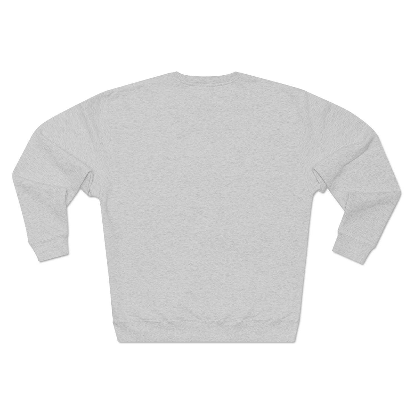 Peace of Mind Logo CORNER on Unisex Premium Crewneck Sweatshirt