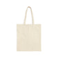Peace, Love, and Progress with Airplane Logo Cotton Canvas Tote Bag