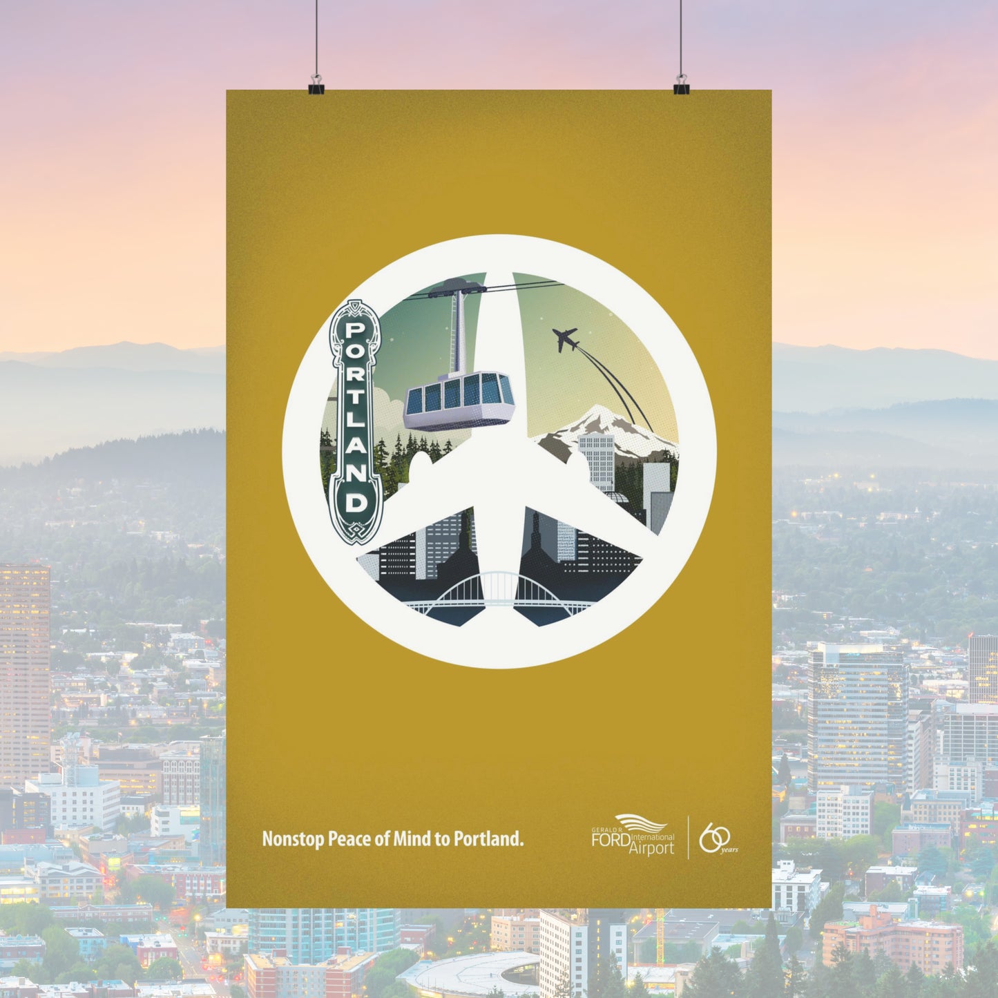 Portland, Oregon, Destination Collection Poster