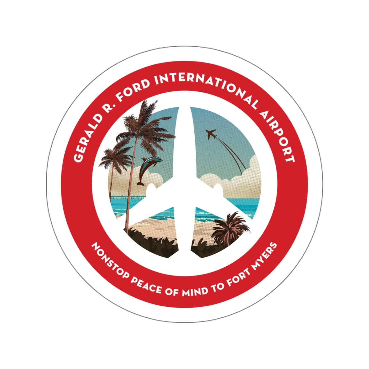 Fort Myers, Florida, Destination Collection Sticker