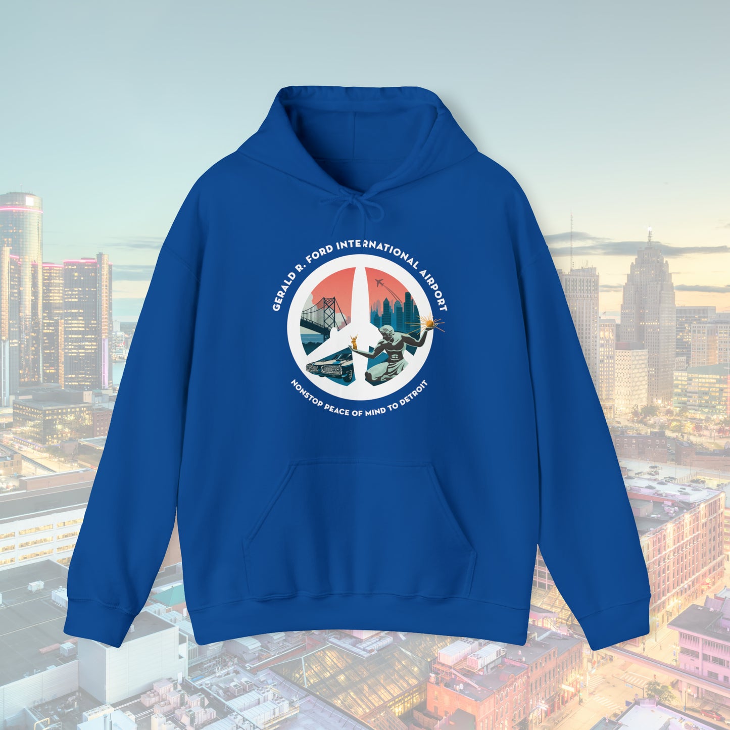 Detroit, Michigan, Destination Collection Hoodie