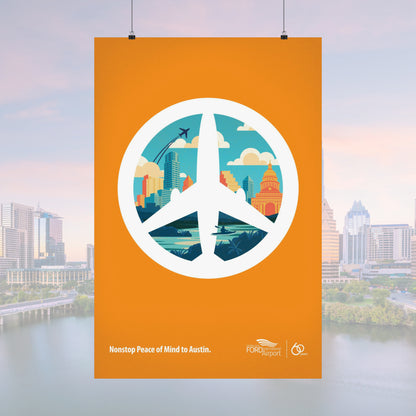 Austin, Texas, Destination Collection Poster