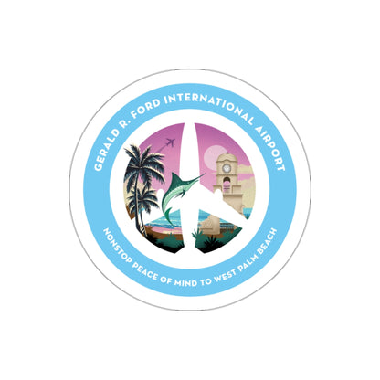 West Palm Beach, Florida, Destination Collection Sticker