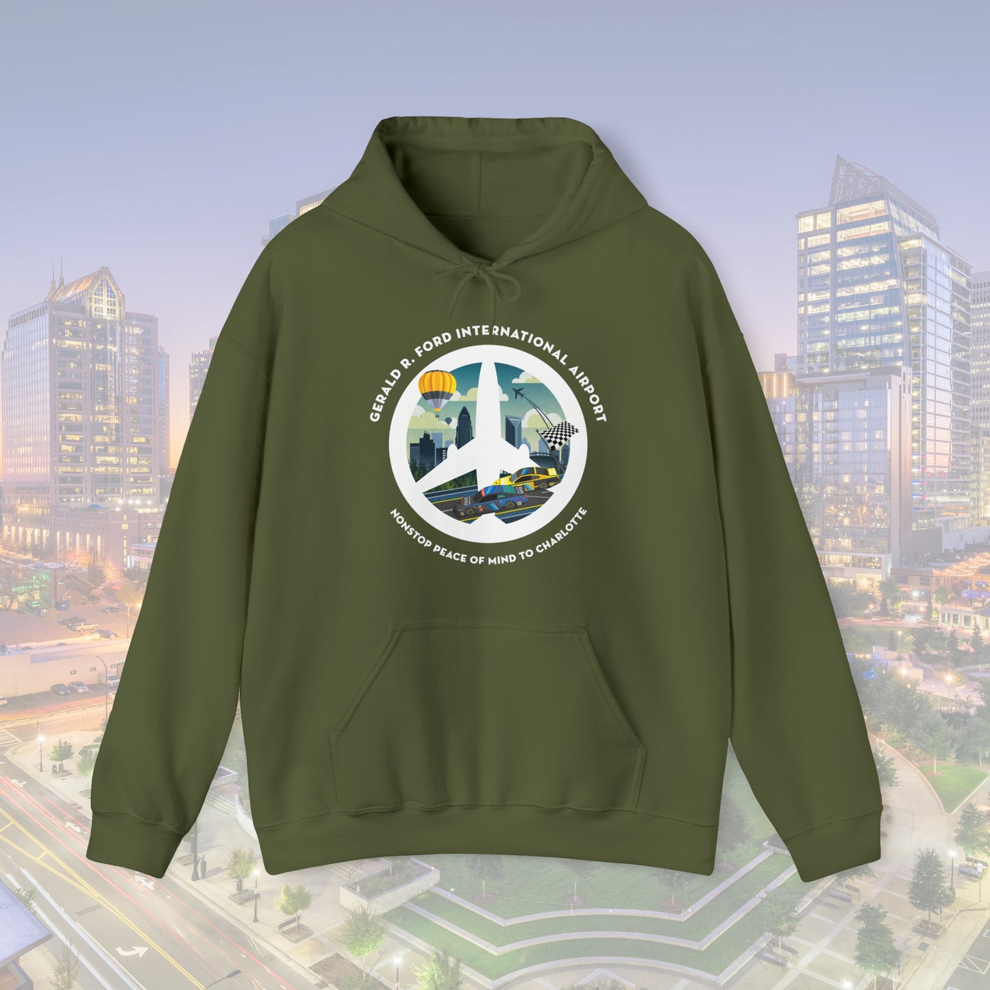 Charlotte, North Carolina, Destination Collection Hoodie