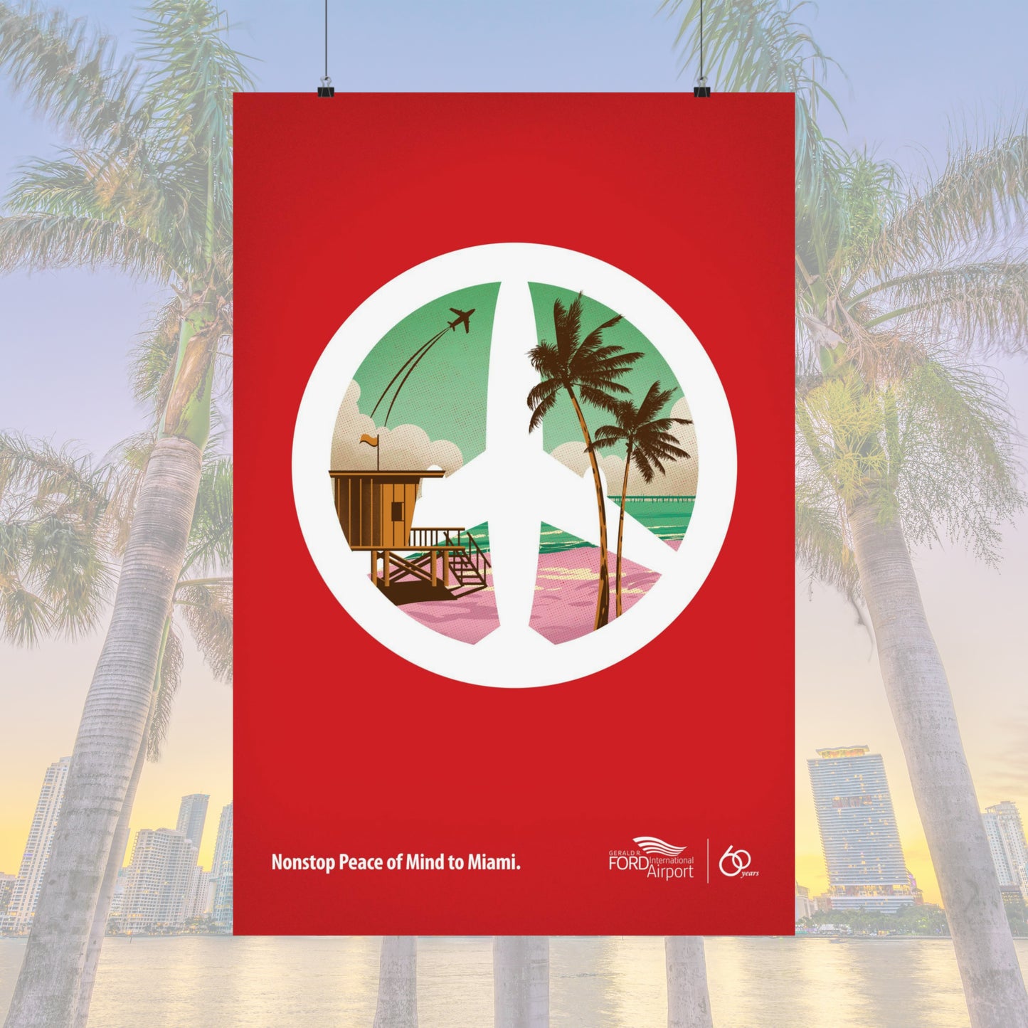 Miami, Florida, Destination Collection Poster