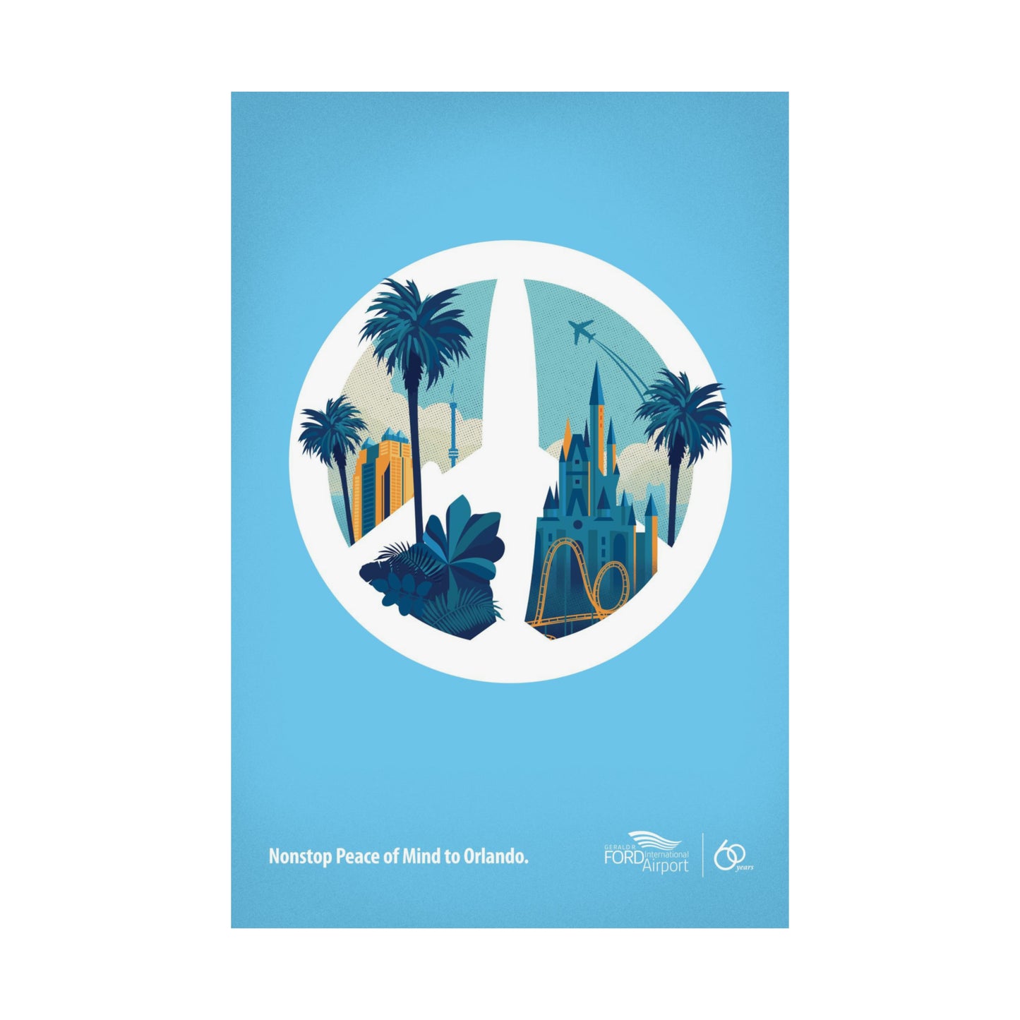 Orlando, Florida, Destination Collection Poster