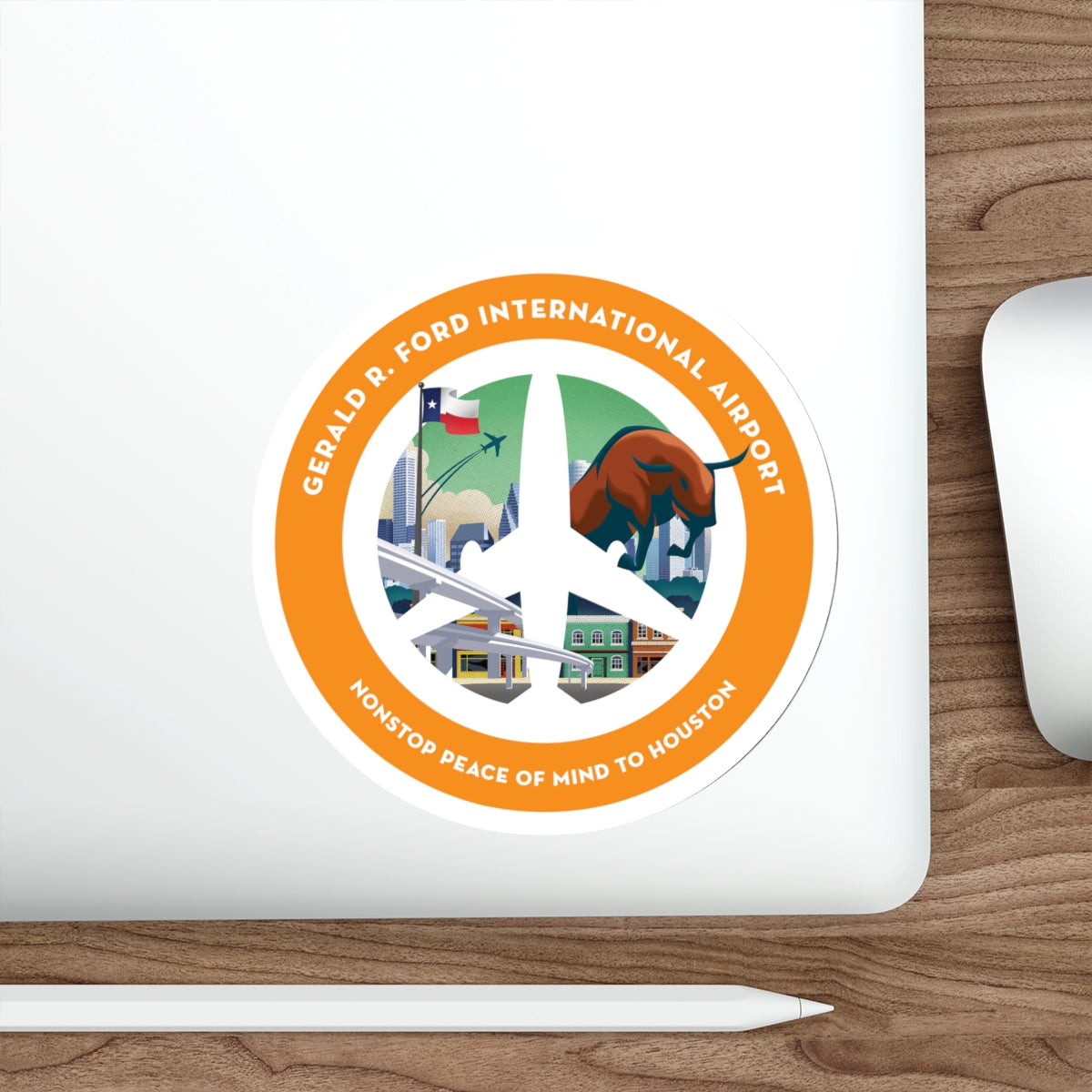 Houston, Texas, Destination Collection Sticker