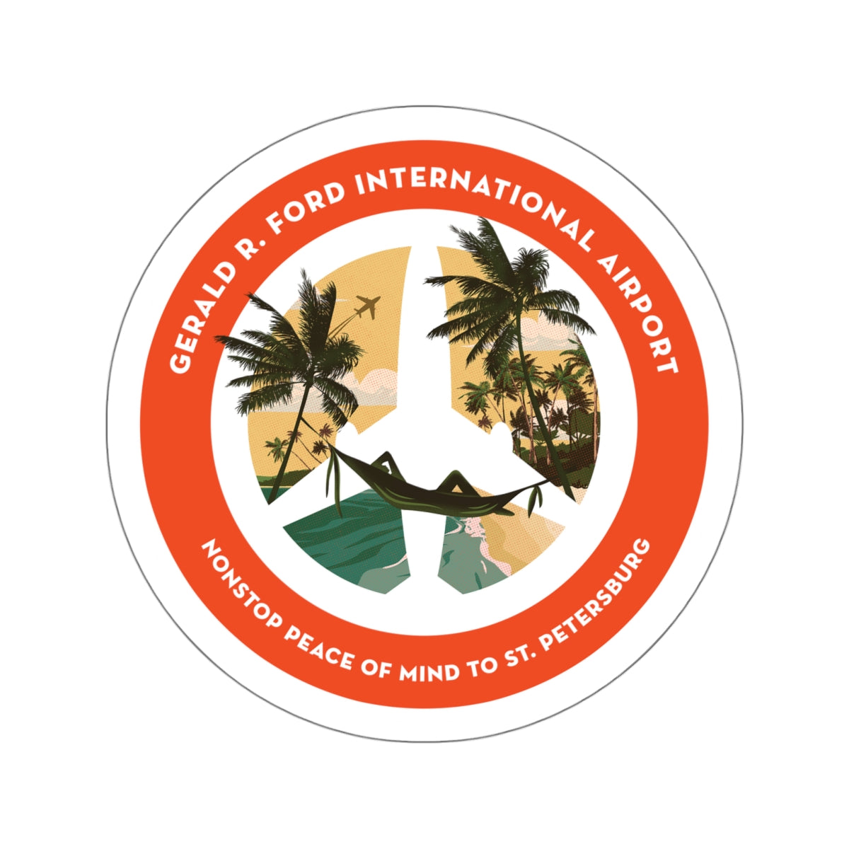 St. Petersburg, Florida, Destination Collection Sticker