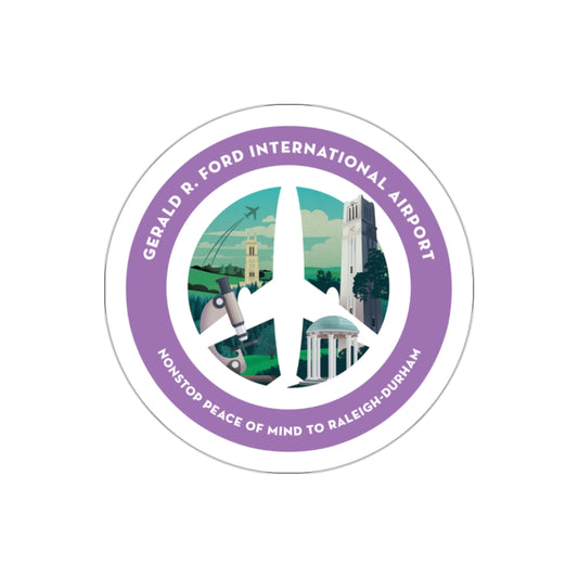 Raleigh-Durham, North Carolina, Destination Collection Sticker