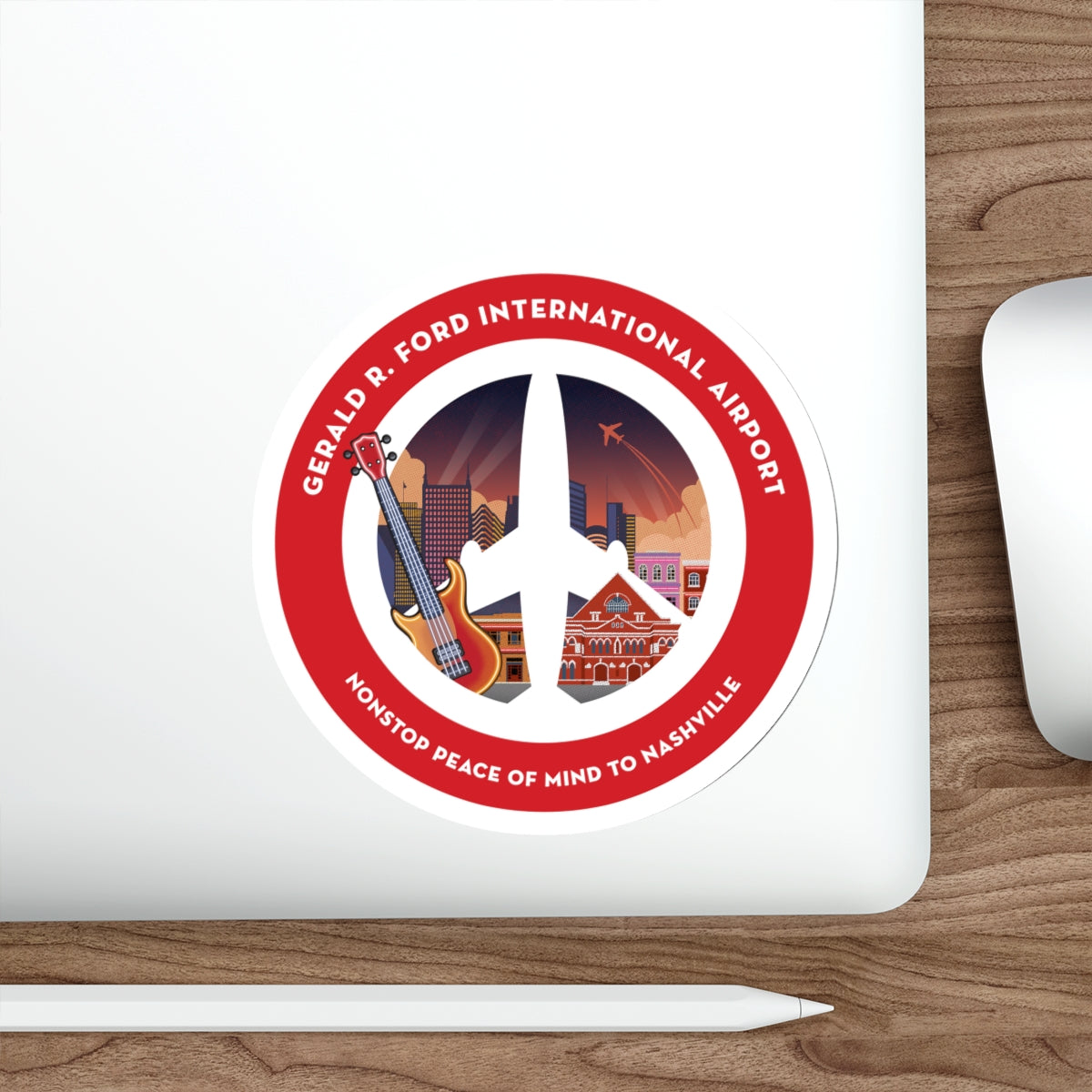 Nashville, Tennessee, Destination Collection Sticker