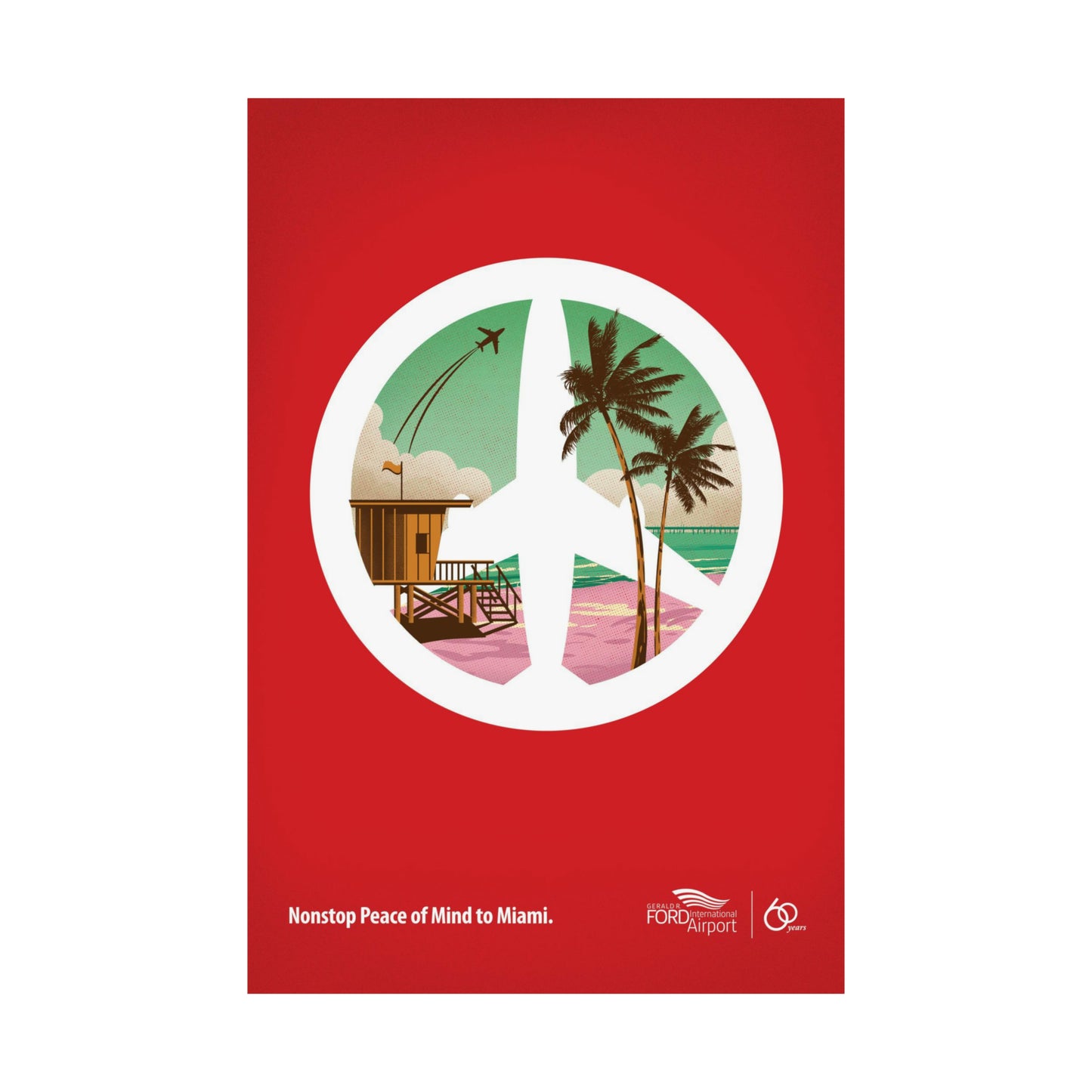 Miami, Florida, Destination Collection Poster