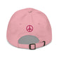 Airport Mom Embroidered Hat (Pink/White)