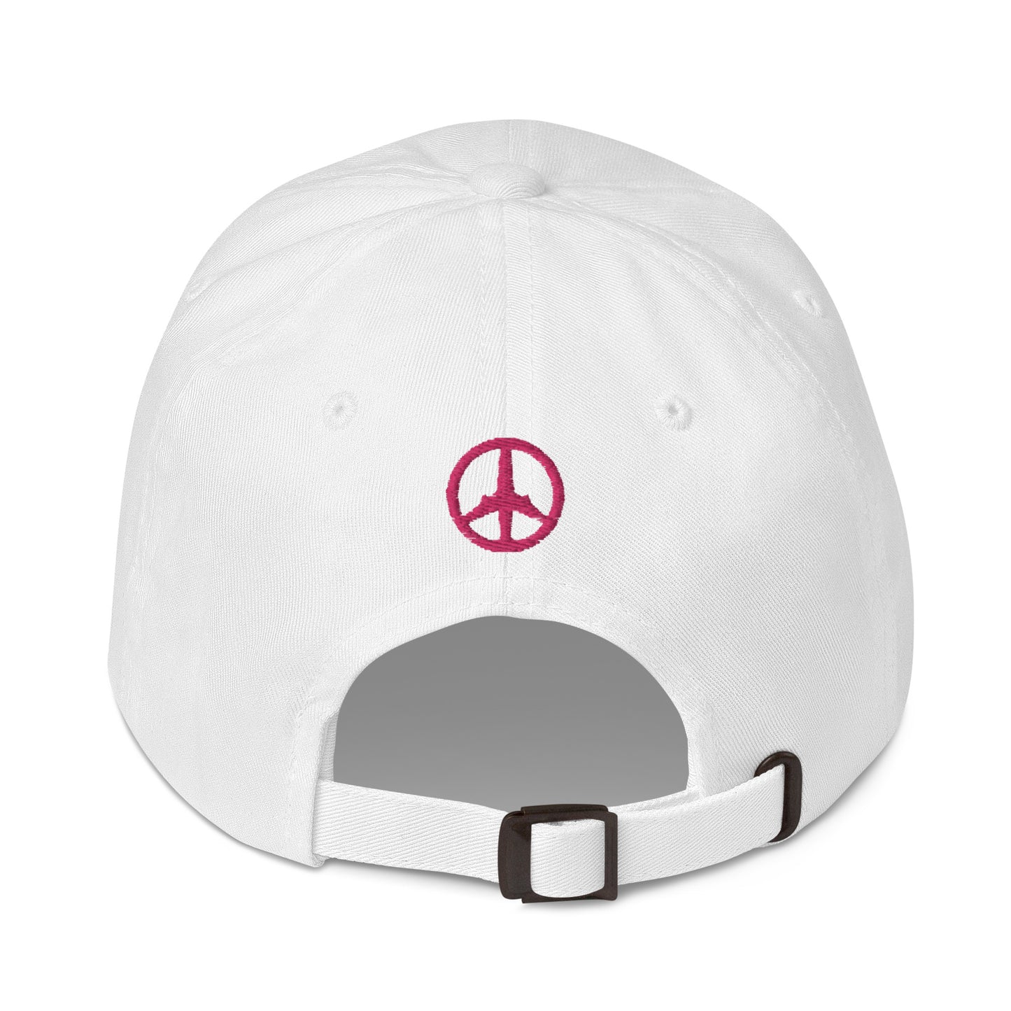 Airport Mom Embroidered Hat (Pink/White)