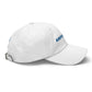 Airport Dad Embroidered Hat (White/Light Blue)