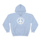 Peace of Mind Logo on Unisex Heavy Blend™ Hooded Sweatshirt