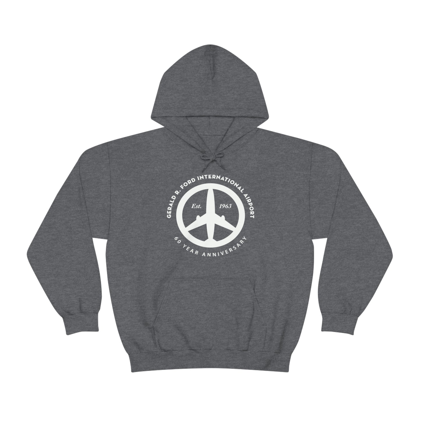 Peace of Mind Logo on Unisex Heavy Blend™ Hooded Sweatshirt