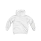 YOUTH Peace of Mind Logo on Heavy Blend Hooded Sweatshirt