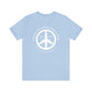 Peace of Mind Logo CENTER on Unisex Jersey Short Sleeve Tee
