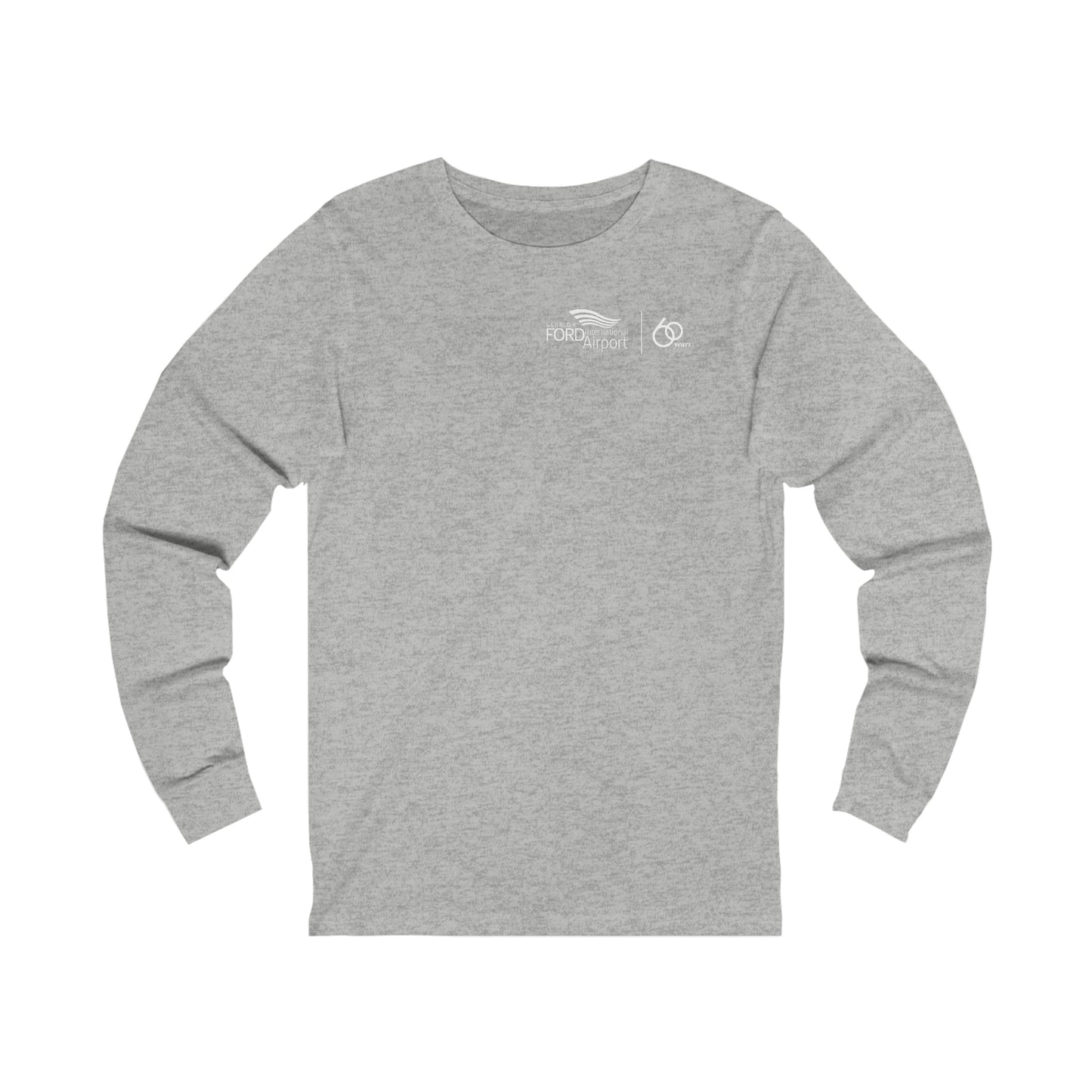 Airport 60th Logo CORNER Unisex Jersey Long Sleeve Tee