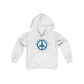 YOUTH Peace of Mind Logo on Heavy Blend Hooded Sweatshirt