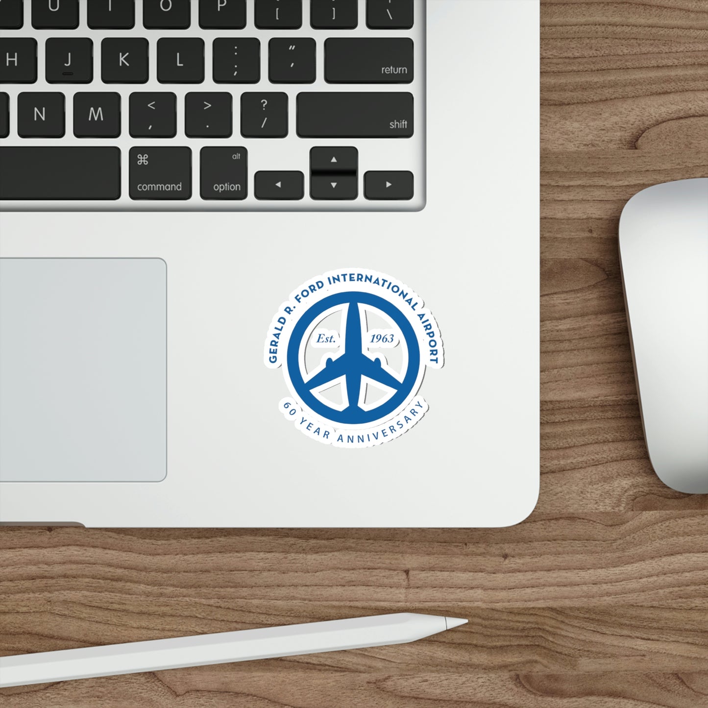 Peace of Mind Logo on White Background 3-inch Die-Cut Sticker