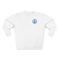 Peace of Mind Logo CORNER on Unisex Premium Crewneck Sweatshirt