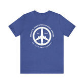 Peace of Mind Logo CENTER on Unisex Jersey Short Sleeve Tee