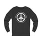 Peace of Mind Logo on Unisex Jersey Long Sleeve Tee