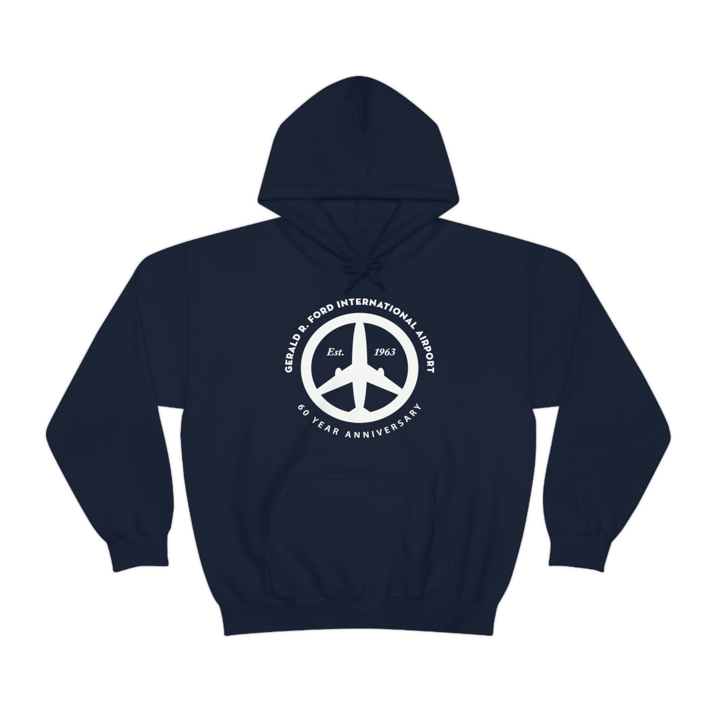 Peace of Mind Logo on Unisex Heavy Blend™ Hooded Sweatshirt