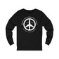 Peace of Mind Logo on Unisex Jersey Long Sleeve Tee