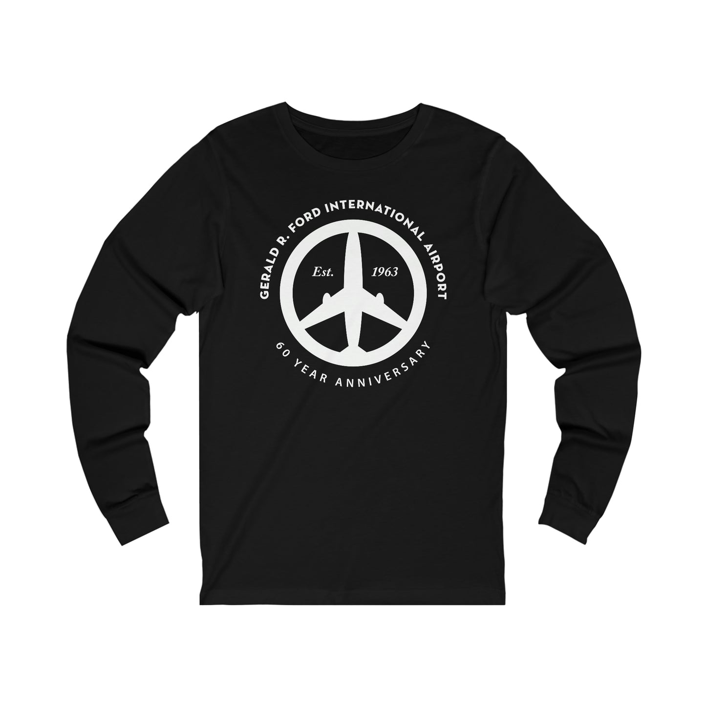 Peace of Mind Logo on Unisex Jersey Long Sleeve Tee