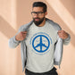 Peace of Mind Logo CENTER on Unisex Premium Crewneck Sweatshirt