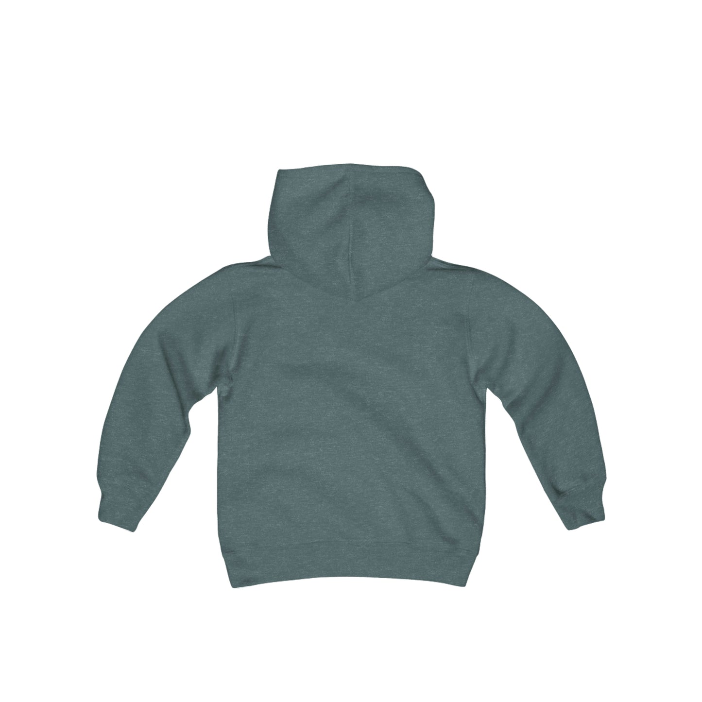 YOUTH Peace of Mind Logo on Heavy Blend Hooded Sweatshirt