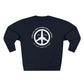 Peace of Mind Logo CENTER on Unisex Premium Crewneck Sweatshirt