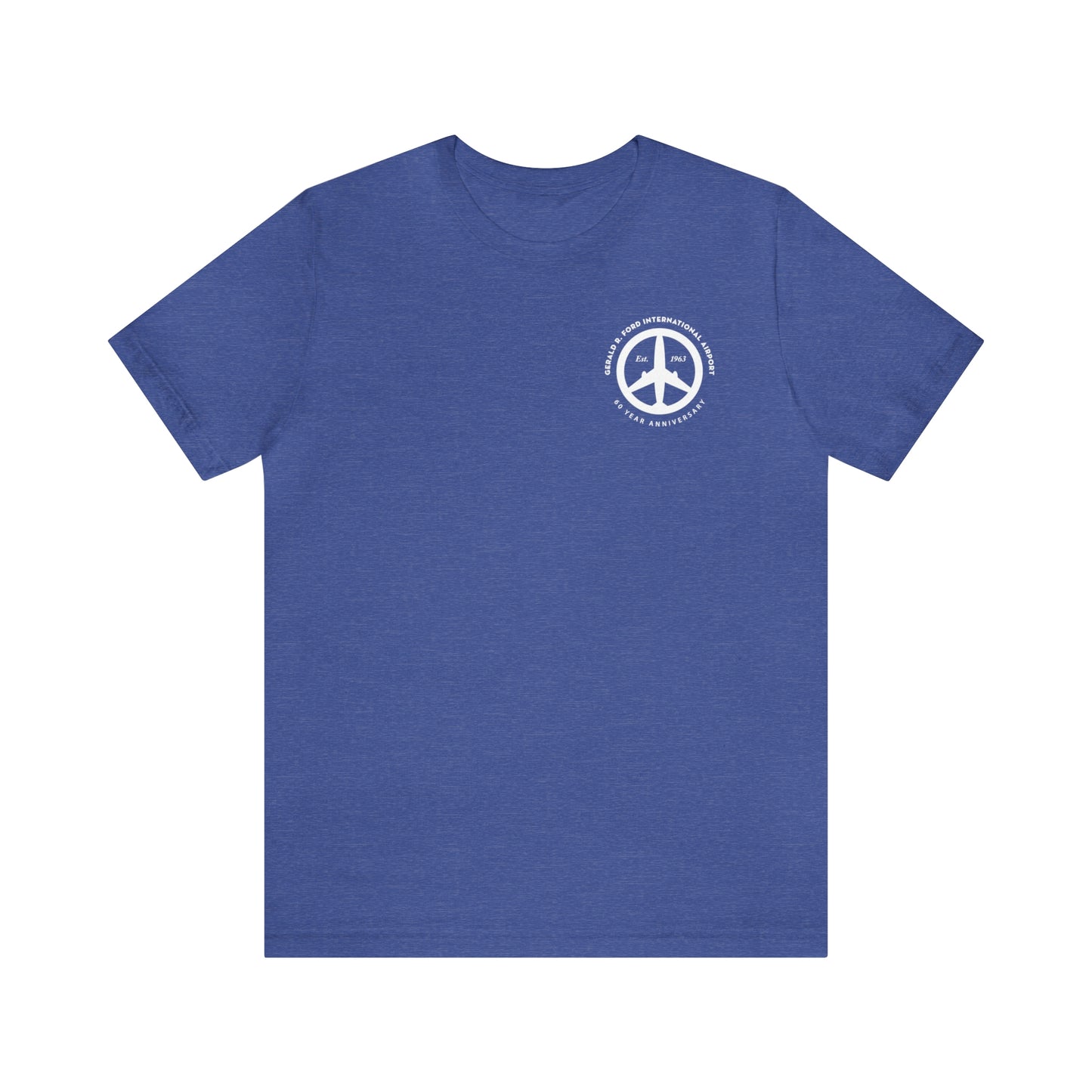 Peace of Mind Logo CORNER on Unisex Jersey Short Sleeve Tee